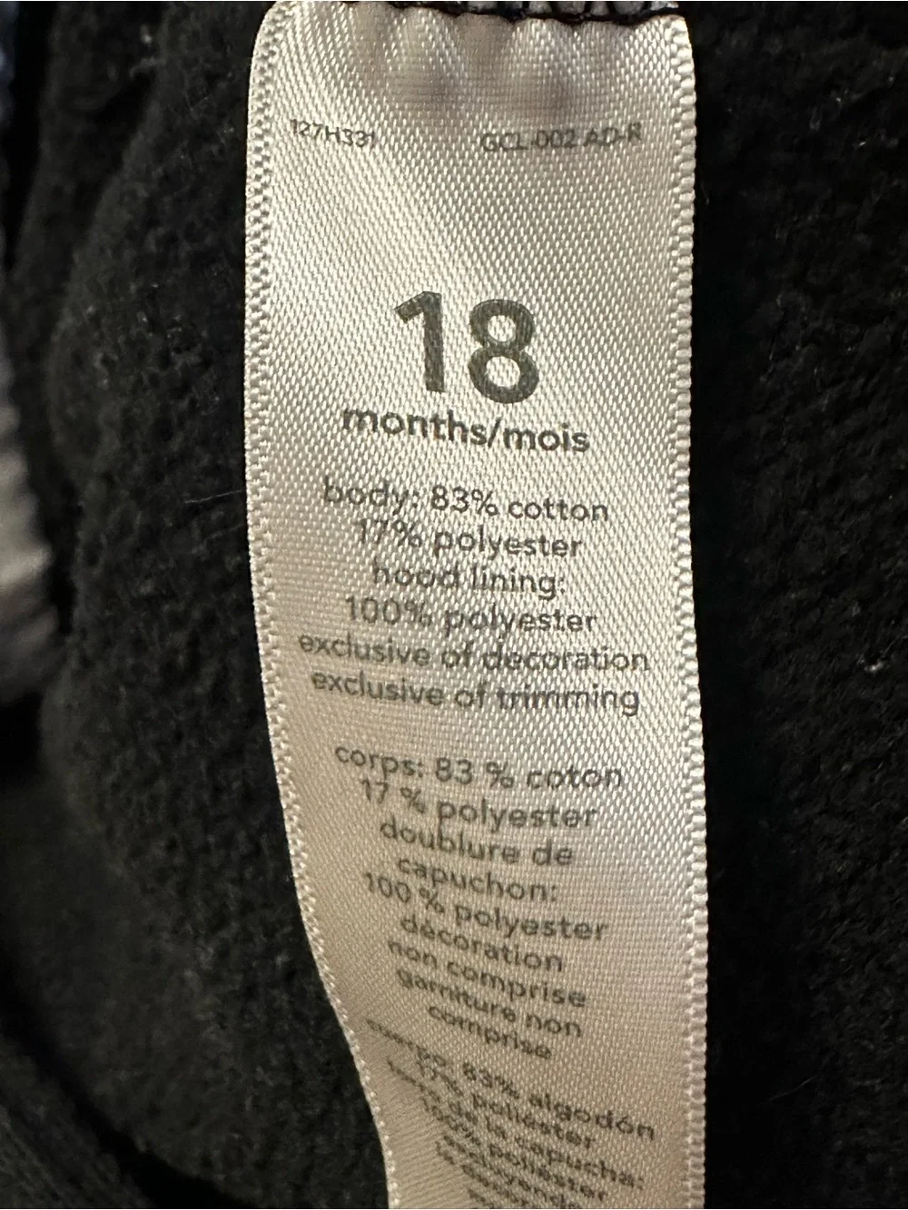 🐱 Carter’s Cozy Sherpa-Lined Cat Toggle Jacket | 18M 🖤